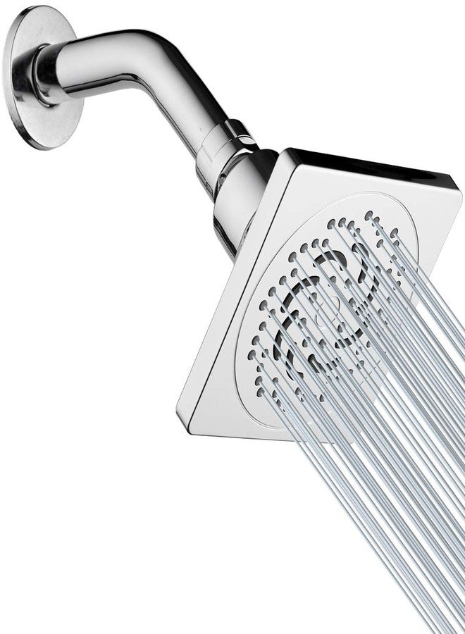 ALTON SHR22095 ABS, 4-INCH Overhead Shower With 9-INCH Arm and Flange, Chrome Finsh - Image 1